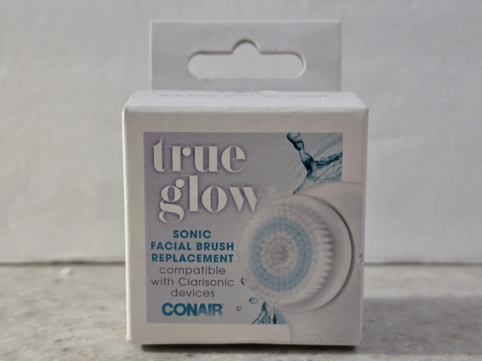 4 True Glow by Conair Facial Brush Replacement Attachment Clarisonic Compatible