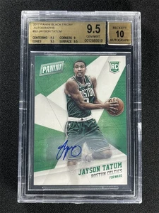 2017 Panini Black Friday Jayson Tatum #53 RC Rookie Autographs Auto BGS 9.5 /10 - Picture 1 of 2