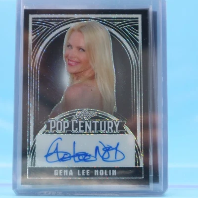 GENA LEE NOLIN 2024 Leaf Pop Century #2/3 Autograph "BAYWATCH" SEXY ACTRESS - Image 1 of 2