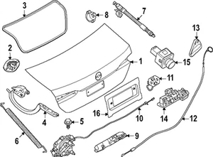 Genuine BMW 2024 BMW - Hinge 41-62-9-631-325 - Picture 1 of 1