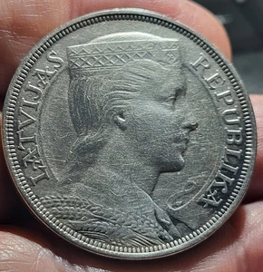 Lettonie - 5 lati argent - 1931 - SPL - Picture 1 of 2