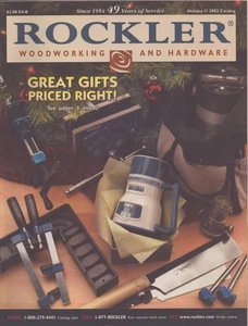 Rockler Woodworking and Hardware Catalog - Holiday II 2003 - 156 Pages - Picture 1 of 2