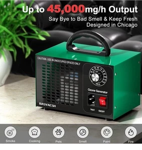 Ozongenerator 45.000mg/h, Industrie/Haus O3 Luftreiniger Deodorierer für Bereiche - Bild 1 von 11