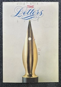 Vintage 1985 TIME Magazine Postcard Response to Letter to the Editor Submission - Picture 1 of 4