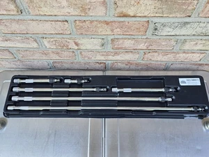 Mac Tools 6pc 3/8 Drive Locking Extension Set, Part# SXE6EKLTQ 2”-24” Inch - Picture 1 of 9