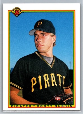 1990 Bowman - Scott Ruskin #167 (RC) - Image 1 of 2