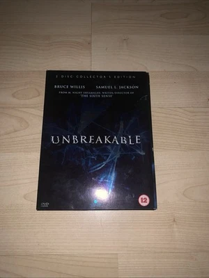 Unbreakable 2 Disc Collectors Edition DVD Bruce Willis Samuel L. Jackson - Image 1 of 4