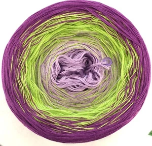 Farbverlaufsgarn/Wolle/Bobbel 206g ca 772m 4F. handgew. 55€/kg BW/PA, NR:373/4 - Bild 1 von 6