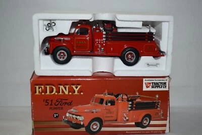 First Gear 1:34 F.D.N.Y. Fire Dept. New York 1951 Ford Pumper Red 19-2943 - Image 1 of 4