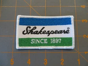 Vintage Mint Fishing Patch - Shakespeare Since 1897 - 3 1/2 x 2 inch - Picture 1 of 1