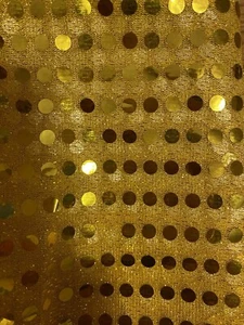 Yellow Glitter Fabric - Picture 1 of 2