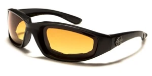 Sunglasses Shades CHOPPERS Night HD Lens Motorcycle Riding Driving Bike UV400 - Picture 1 of 8