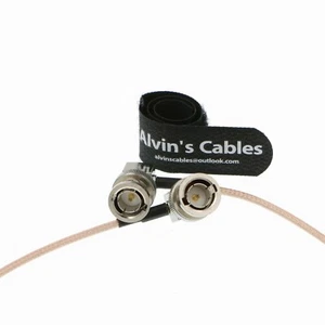 Cable 3G SDI para cámara de video BMCC Blackmagic ángulo recto BNC a BNC cable HD Reino Unido - Imagen 1 de 6
