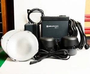 Elinchrom Hi-Sync Heads & ELB 400 2 Light Kit - Picture 1 of 9