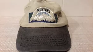 Mütze Kappe Polar Grafik USA amerikanische MONTANA bestickt khaki 100 % Baumwolle gebraucht - Bild 1 von 8