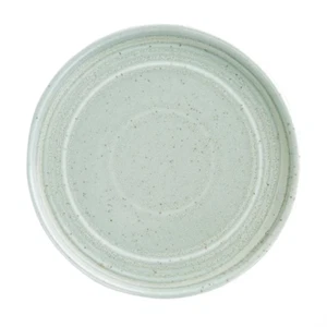 6x Flat Round Plate Spring Green Cavolo Olympia Servingware Porcelain Restaurant - Picture 1 of 6