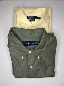 Polo Ralph Lauren Button Down Dress Shirt Men’s 2XL Work Wear Business LOT OF 2 - Picture 1 of 10