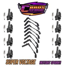 CBros High Output Ignition Coil Spark Plug Tune Up Kit GMC Yukon 05-17 5.3L 8pc