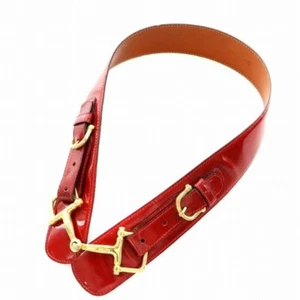 Cinturón Celine Herrajes Dorado Cuero 65 Rojo AN10 Usado f71b0ce7906f336536e9b74723e71 - Imagen 1 de 9