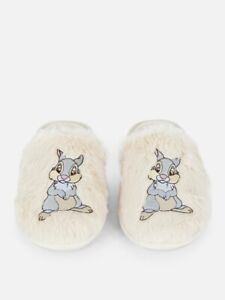 Disney Bambi & Thumper Women's Slippers Ladies Soft Mules Gift Primark NEW