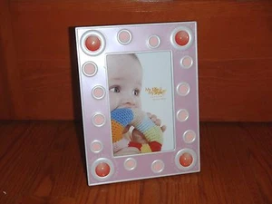 My Life My Style Pink Circles Baby Photo Frame 4" x 6" ~ NEW BOX - Picture 1 of 2