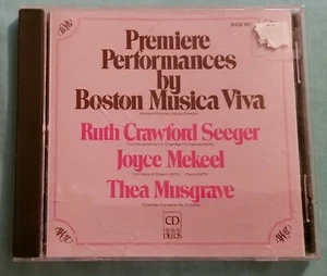 "Boston Musica Viva" by Seeger, Mekeel, Musgrave Pre Owned CD - Picture 1 of 3