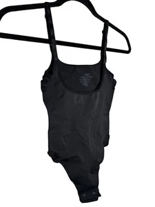 Skims Fits Everybody Scoop Neck Bodysuit Onyx Size XL New - Picture 1 of 8