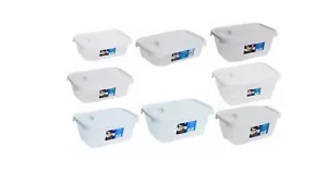 Wham Rectangular Food Storage White Freezer microwave dishwasher safe BPA Free - Bild 1 von 12