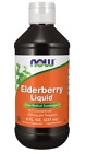 Now Foods ELDERBERRY Liquid 8 fl oz 500 mg Sambucus Immune Support STOP VIRUSES