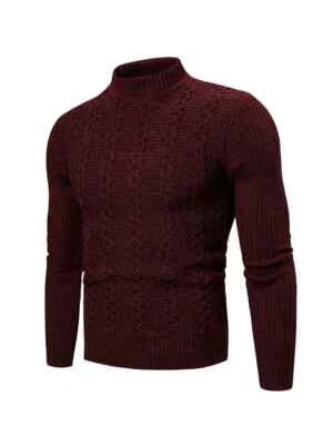 Suéter Rojo Pulóver Cárdigan Manga Larga Suave Elegante 4008 - Imagen 1 de 2