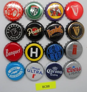 CRAFT & Vintage BEER Bottle Caps 16 Different Hinterland Kona Bofferding Point - Picture 1 of 3