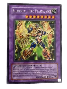 YUGIOH Elemental Hero Plasma Vice GLAS-EN037 Secret Rare NM - Picture 1 of 10