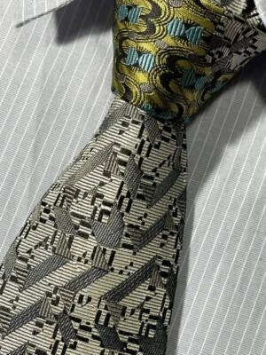 Christian Lacroix Silk Mens Ties Tie Necktie Classic Dress Luxury Multicolor #3 - Image 1 of 4