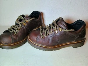 Vintage 90’s Y2K Dr. Martens AirWair 11864 Leather Oxford Womens Size 7 Lug Sole - Picture 1 of 12