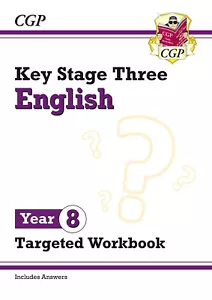 KS3 Year 8 English Targeted Workbook with Answer Key Stage 3 CGP - Picture 1 of 11