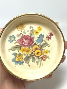 Sandland Ware Floral Trinket Dish Made In Hanley England - Imagen 1 de 6
