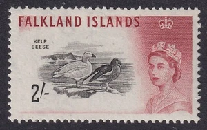 FALKLANDINSELN 1960-66 QEII 2/- Kelp Gänse SG 204 MH/* (CV 32£) - Bild 1 von 1