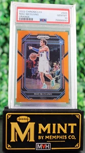Mac McClung 2022-23 Chronicles Prizm Orange Prizm Rookie/75 PSA 10 LOW POP RC - Imagen 1 de 2
