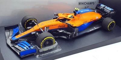 Minichamps 1/18 Scale 530 211804 McLaren F1 Team MCL35M Bahrain GP 2021 - Norris - Image 1 of 4
