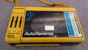 MAGNAVOX D6643 AMFM STEREO CASSETTE PORTABLE TESTED WORKS AS IS *READ* - Picture 1 of 4