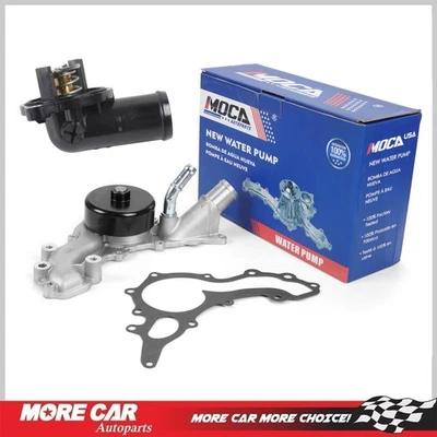 Water Pump w/ Thermostat for Dodge Avenger Journey Grand Caravan Chrysler 3.6L - Image 1 of 4