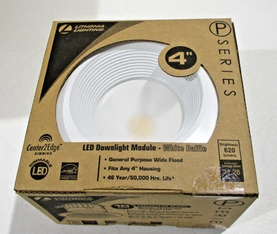 Lithonia Lighting P- Series Led Down Light 4BPMW LED  4” Retro-Fit - Image 1 of 4