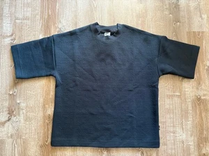 NWT Nike Air Jacquard Heavy Oversized Shirt FN2163-010 Black Men’s Small - Picture 1 of 2