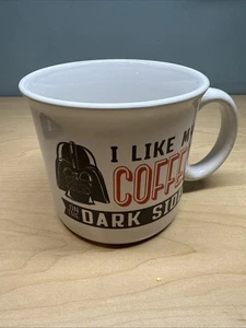 Tazza Star Wars Darth Vader tazza caffè mi piace il mio caffè sul lato oscuro 18 oz usata in ottime condizioni - Foto 1 di 7