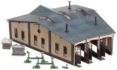 Faller Ringlokschuppen 120277 mit Antriebsteilen - Bild 1 von 2