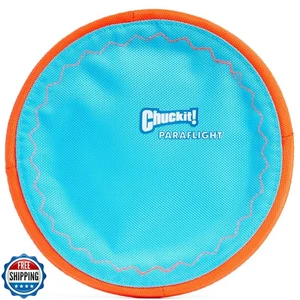 Chuckit! Paraflight Flying Disc Dog Toy - Water Floating Flyer - Durable Nylo - Picture 1 of 5