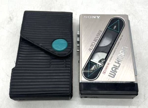 JUNK Sony Walkman WM-101 Silver Cassette player Battery box Outer box JUNK - Picture 1 of 7