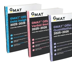 GMAT Official Guide 2025-2026 Study Review Bundle Exam Success Tips Pack of 3 - Picture 1 of 4