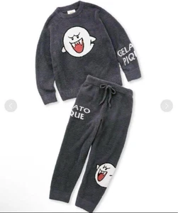 GELATO PIQUE x Super Mario Jacquard knit and long pants size M-L men Teresa - Picture 1 of 5