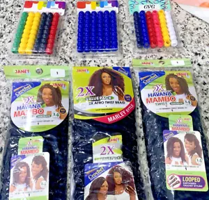 JANET COLLECTION NOIR 2X HAVANA MAMBO TWIST BRAID 18 INCH - Picture 1 of 9